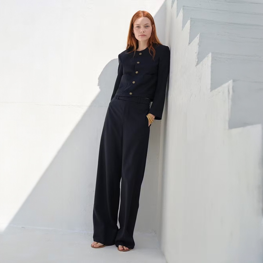 Navy Trousers